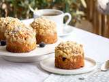 Brioches streusel aux myrtilles