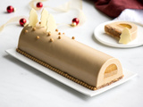 Bûche Dulcey, pécan et agrumes