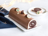 Bûche marrons poires