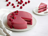 Entremets inspiration framboise