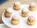 Petits choux au praliné