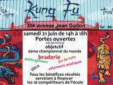 Journée portes ouvertes : Kung Fu, braderie, déco, vêtements asiatiques et vente de petits gâteaux