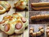 Petites brioches aux saucisses