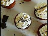 Cupcakes s'Mores, Petits-beurres et glaçage à la guimauve