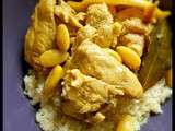 Poulet aux amandes et aux citrons confits