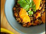 Salade de lentilles à l'orange