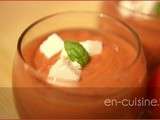 Gaspacho à la feta au Thermomix