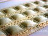 Ravioli aux épinards ricotta et saumon fumé au Thermomix