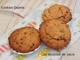 Cookies géants au coeur coulant