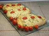 Fougasse aux tomates cerises