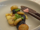 Poélèe de boudin noir aux deux pommes