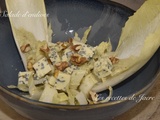 Salade d'endives sauce à la fourme d'ambert