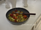 Salade sauce soja