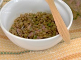 Salade tiède de lentilles au cumin