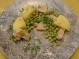 Tajine de poulet aux petits pois