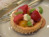 Tartelette de tomates et fraises