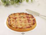 Tarte amandine rhubarbe