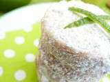 Biscuits fondants au citron vert, dans un nuage de sucre glace