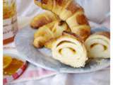 Croissants briochés à l’abricot, presque comme en Italie