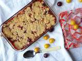 Flapjack crumble aux prunes de Jamie Oliver, le crumble