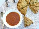 Soupe de tomates rôties et scone géant au pesto, mon Italie pour la #Bataillefood5#