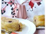 Strudel aux coings, chocolat blanc et cranberries