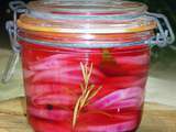 Pickles d'oignons rouges