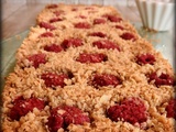 Crumble de framboises / Crumble de frambuesas