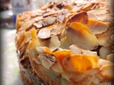 Gâteau à la vanille et aux amandes croquantes / Pastel de vainilla y almendras crujientes