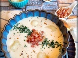 Soupe froide de melon blanc / Sopa fría de melon blanco