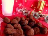 Trufas de ganache-cointreau/truffes ganache-cointreau