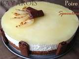 Bavarois Poire ChOco, sur craquant spéculoos