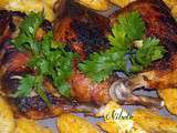 Cuisses de poulet moutarde-miel