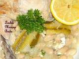 Loubia marqua beida ou haricot blanc sauce blanche