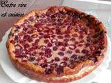 Clafoutis Chocolat blanc et Framboises