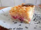 Clafoutis framboises, pommes et amandes