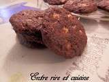 Cookies au Chocolat lait/Cacao et Pépites de chocolat blanc