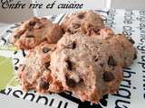 Cookies aux 2 amandes et pépites de chocolat