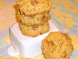 Cookies aux flocons d'avoine, chocolat noir et noisettes