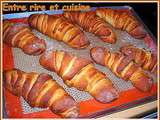 Croissants au lait ribot...sans tourage et bluffants de croustillant