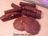 Fingers cookies cacao-chocolat-cannelle à la farine d'épeautre (ou complète ou sinon classique)