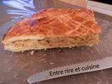 Galette des rois à la crème d'amande et pommes confites