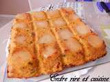 Gâteau  suédois  détourné {crevettes - chorizo}