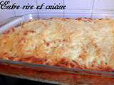 Gratin de riz au cabillaud et aux légumes à la tomate