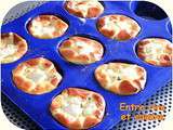 Mini-quiches (sans pâte) Feta et Basilic