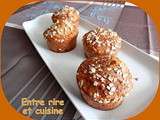 Muffins à la compote et flocons d'avoine (sans beurre)