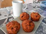 Muffins à la noix de coco et pépites de chocolat