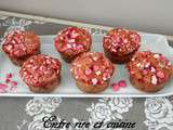 Muffins Pomme - Pralines roses au lait Ribot