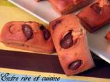 Petits cakes au chocolat Dulcey et chocolat noir