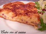 Quiche à la ricotta, au jambon et au fromage de brebis